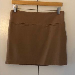 Gap Camel Double Pocketed Wool Skirt